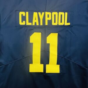 Pittsburgh Steelers Jersey Mens Large Black Yellow NFL Football Claypool 11 Nike
